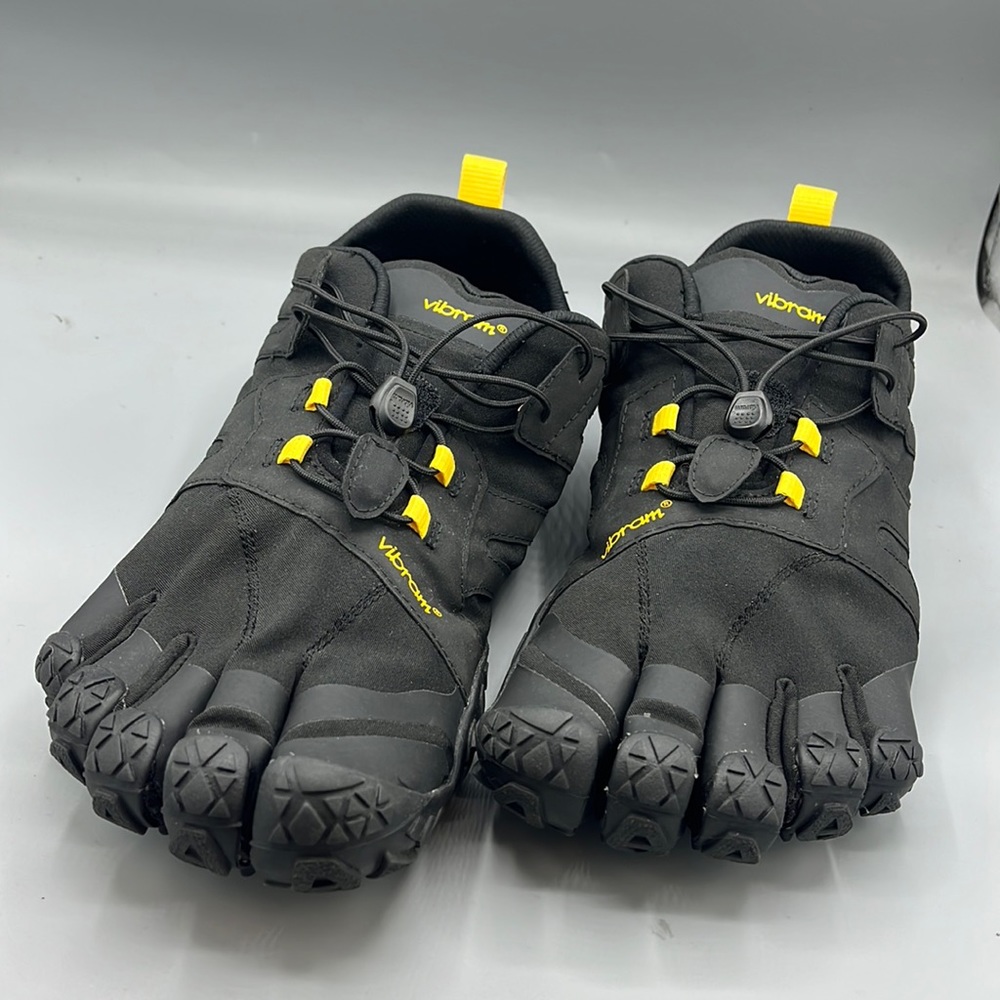 Vibram FiveFingers Black with Yellow Accents Toe Shoes